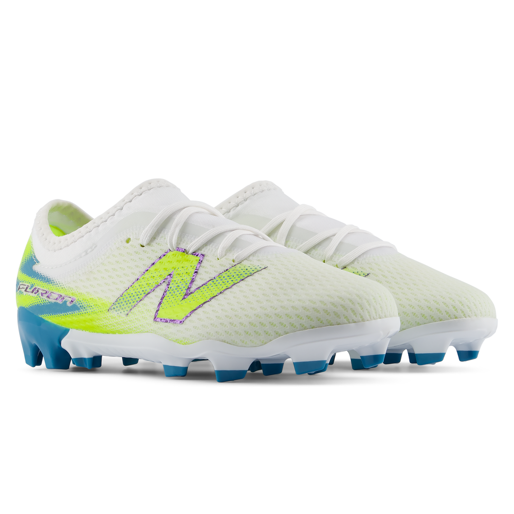 Detské kopačky New Balance FURON TEAM JNR FG V9 YF3F3V9 – biele