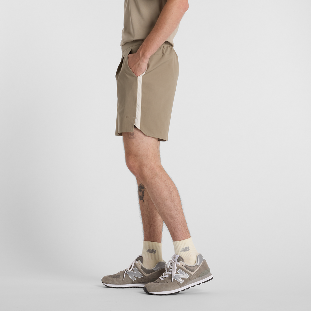 Pánske šortky New Balance MS41401ADS – béžové