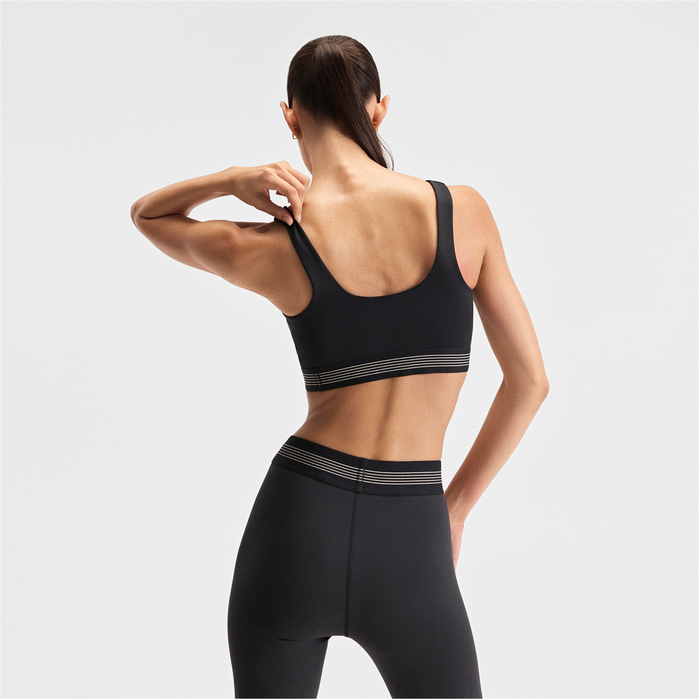 Športová podprsenka New Balance WB61Q0QKBK – čierné