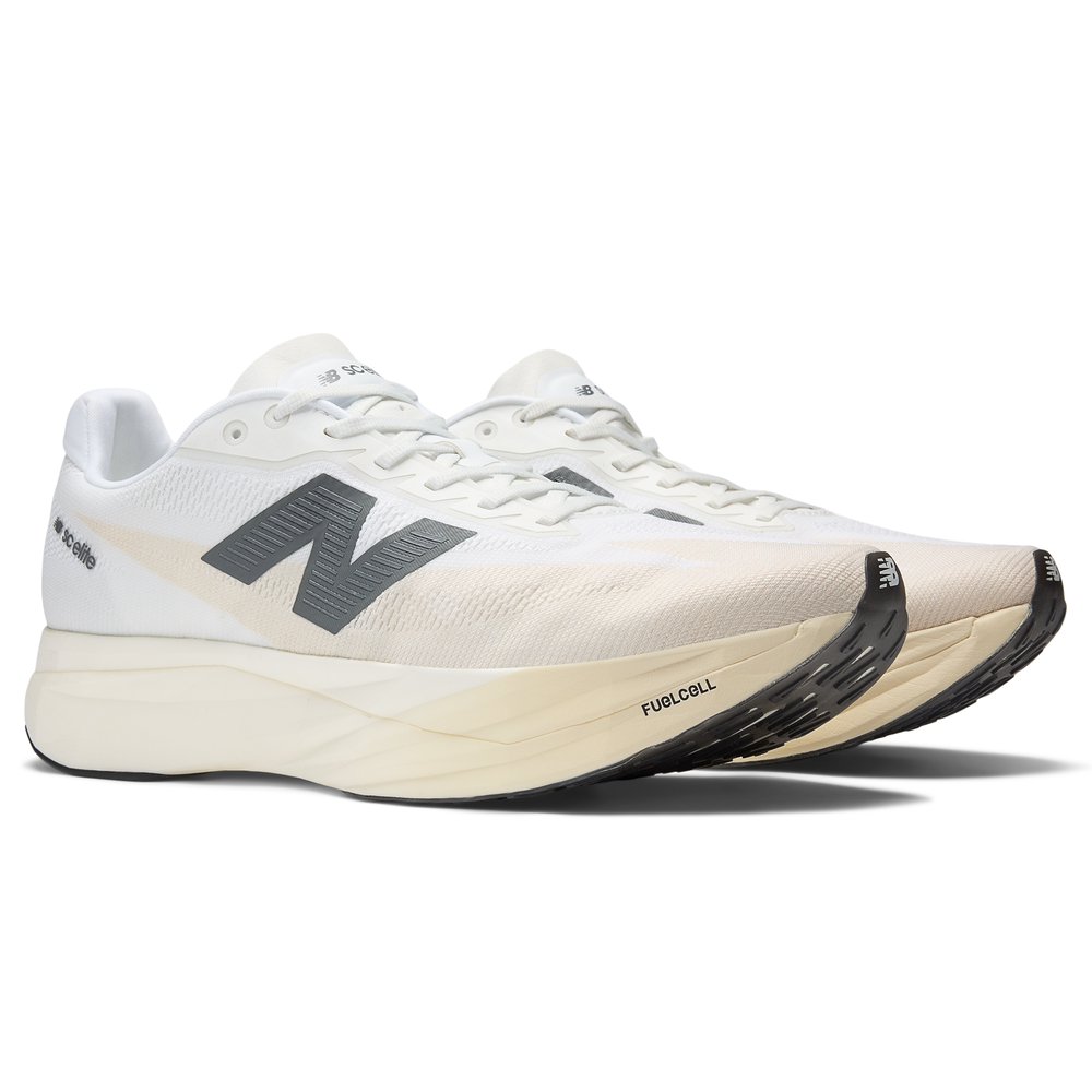 Dámske topánky New Balance FuelCell SC Elite V5 WRCELLD5 – biele