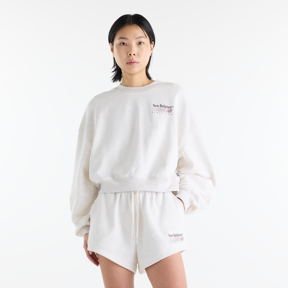 Dámske šortky New Balance WB62232JLIT – béžové