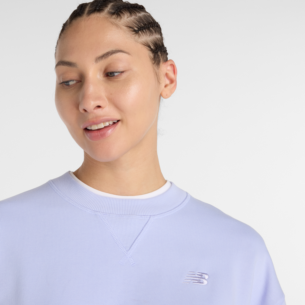 Dámska mikina New Balance WT41500DYK – fialové