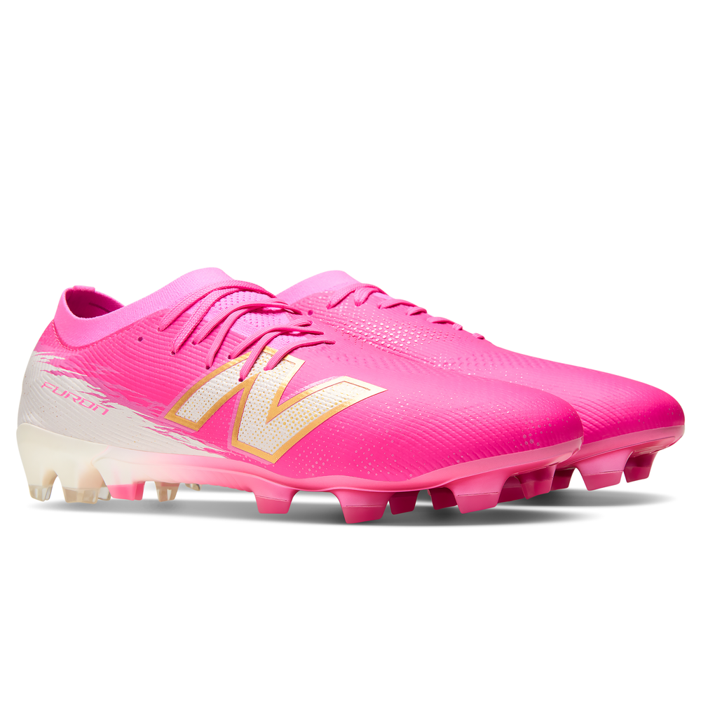 Pánske kopačky New Balance FURON ELITE FG V8 UF1F6O4 – ružové