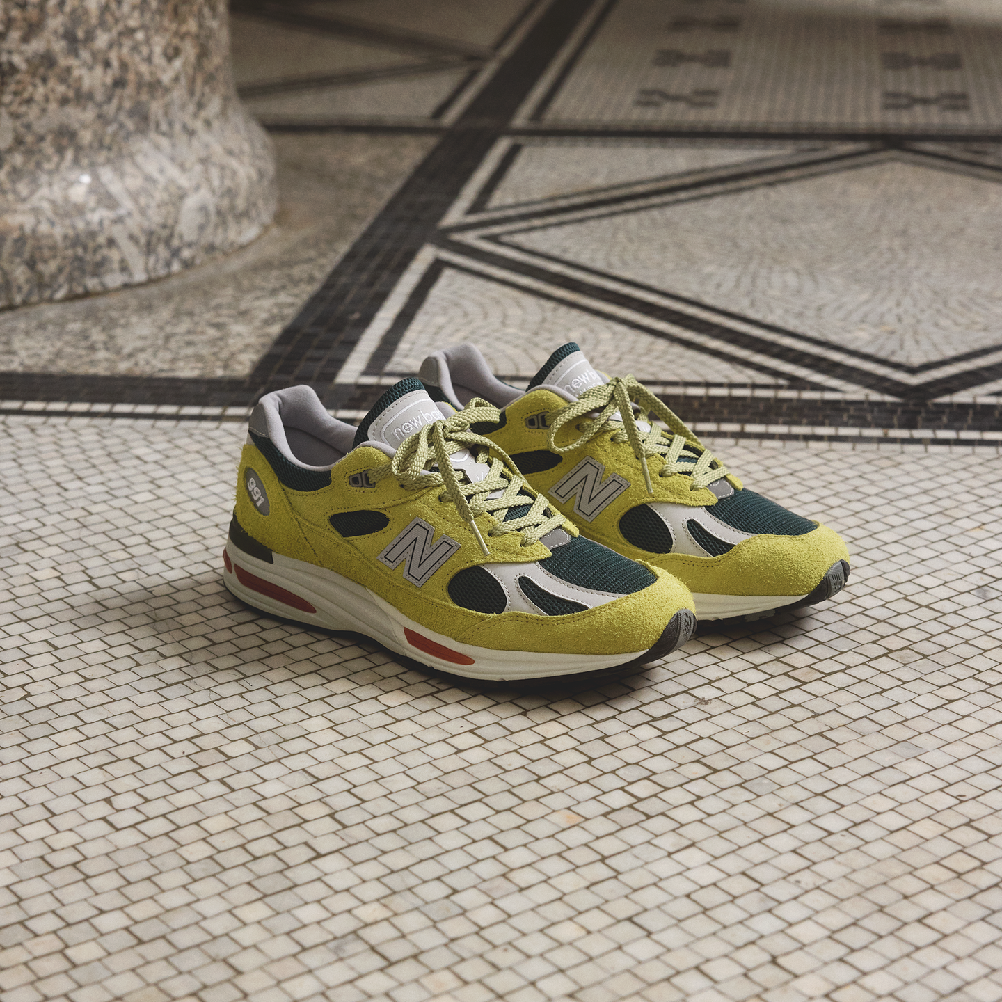 Unisex topánky New Balance U991GT2 – zelené