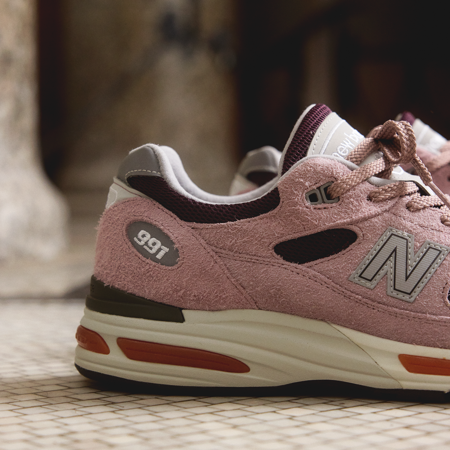 Unisex topánky New Balance U991PR2 – ružové