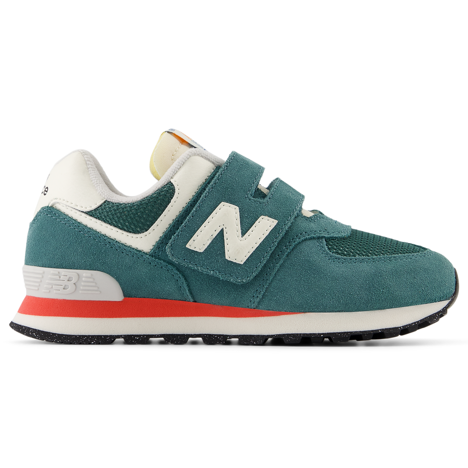 Detské topánky New Balance PV574VPG – zelené