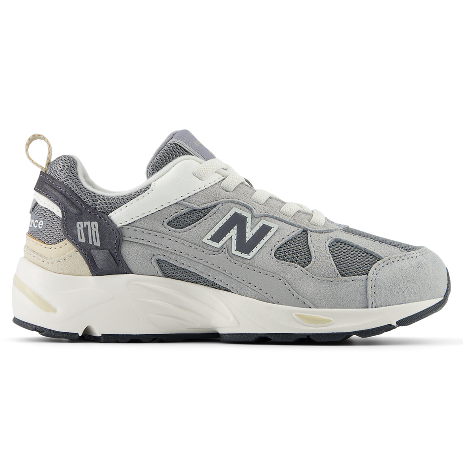 Detské topánky New Balance PV878GG1 – sivé