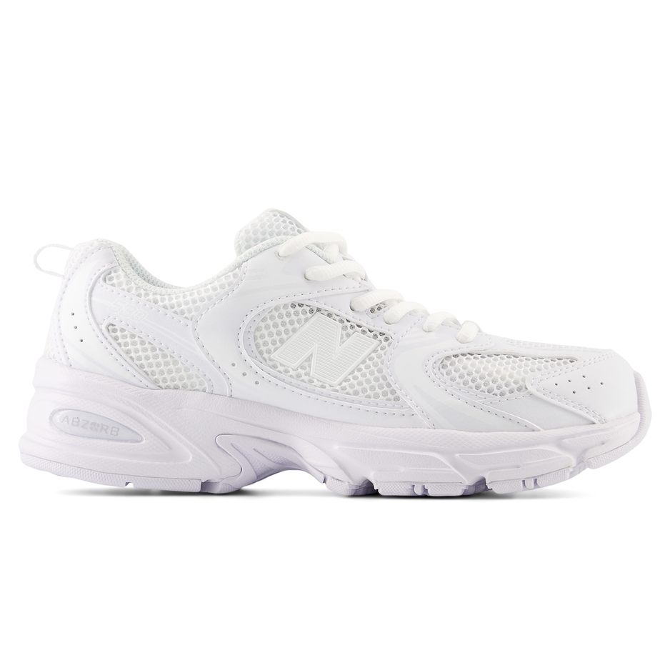 Detské topánky New Balance GR530PA – biele