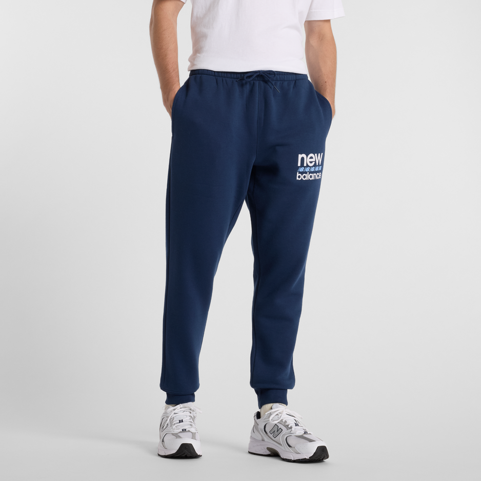 Pánske nohavice New Balance MP51940NNY – tmavomodrá