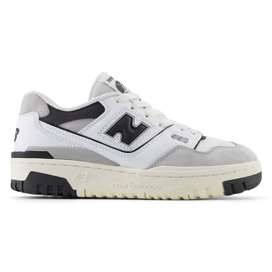 Detské topánky New Balance GSB550BW – biele