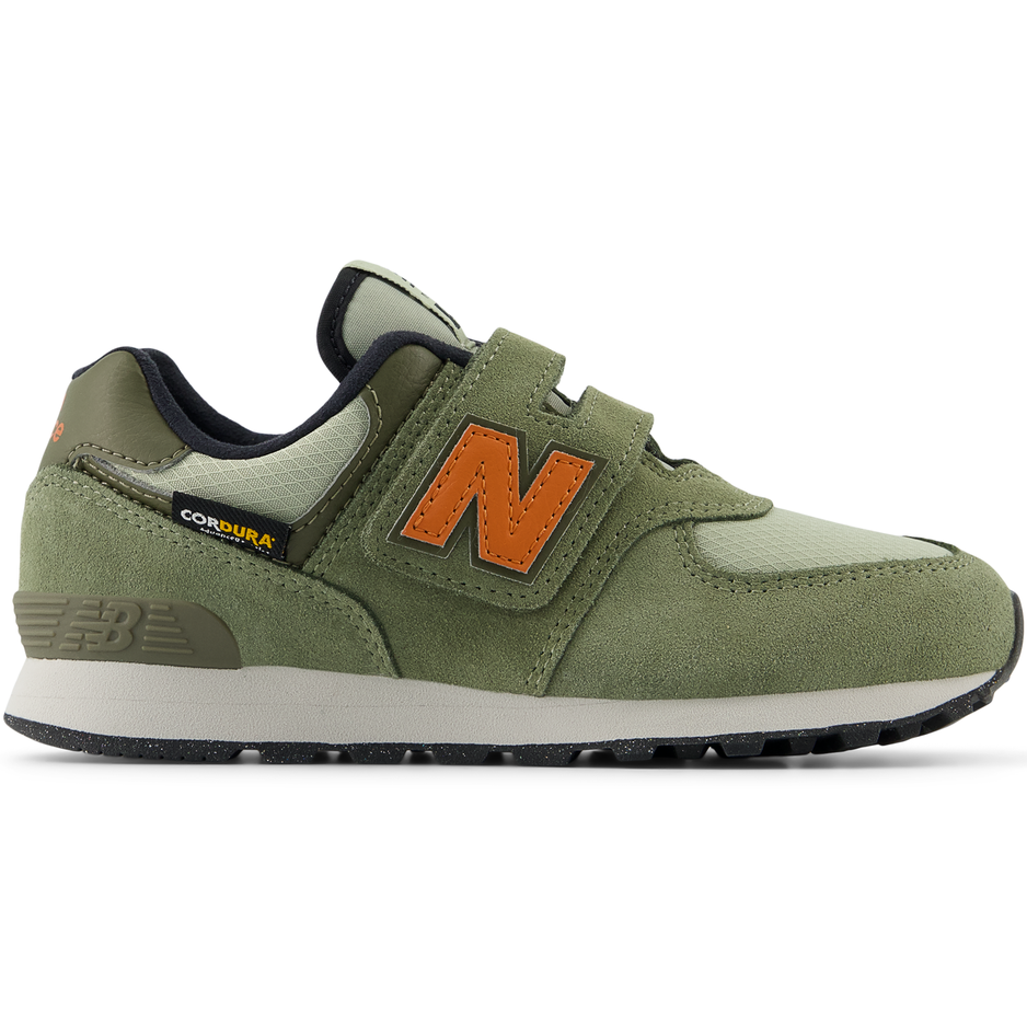 Detské topánky New Balance PV574SOF – zelené