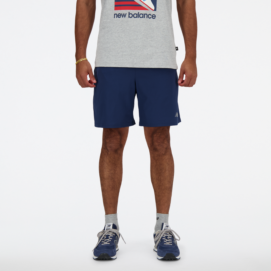 Pánske šortky New Balance MS41232NNY – tmavomodrá