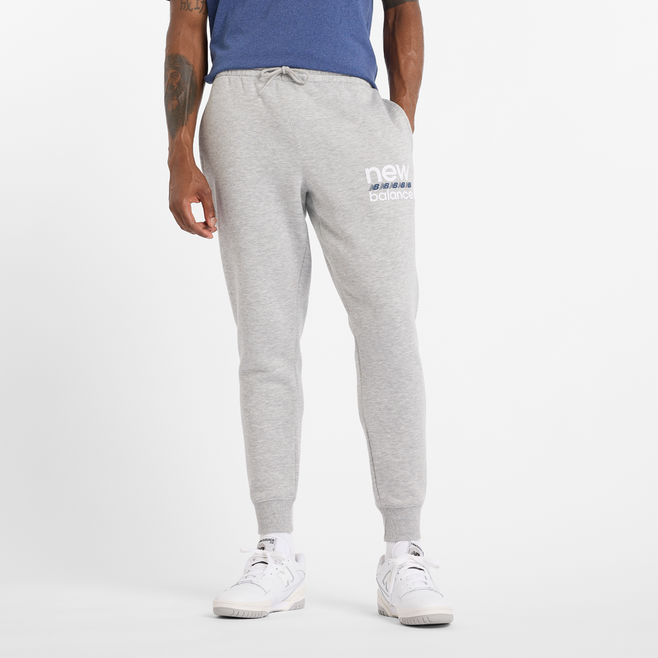 Spodnie męskie New Balance MP51940AG – szare