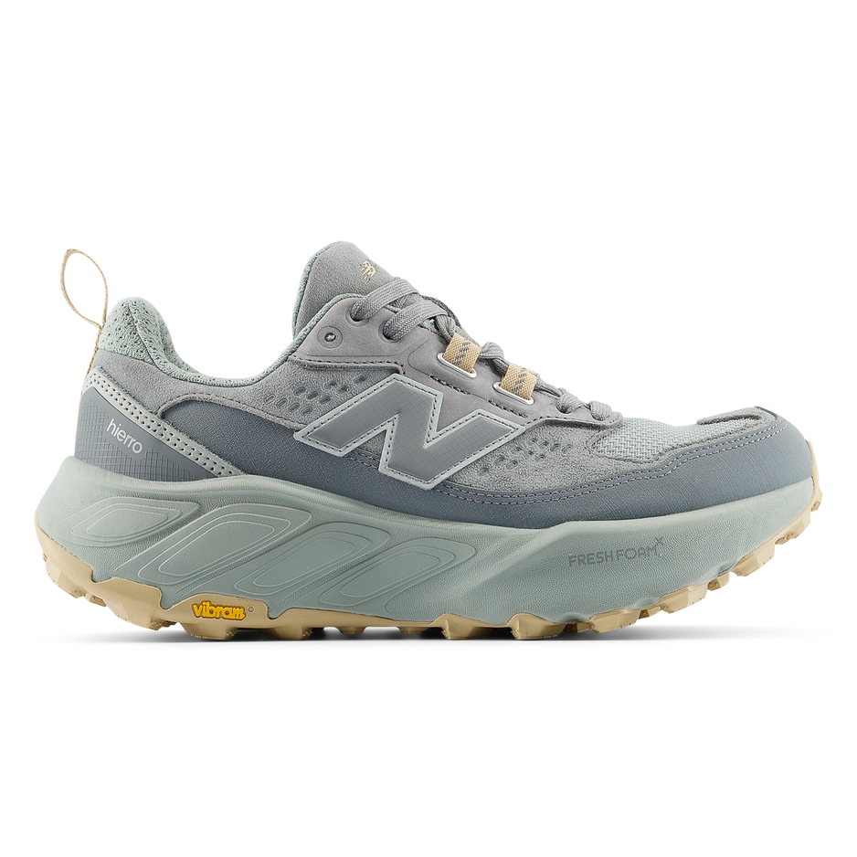 Dámske topánky New Balance Fresh Foam X Hierro Trek WHIET6QZ – sivé