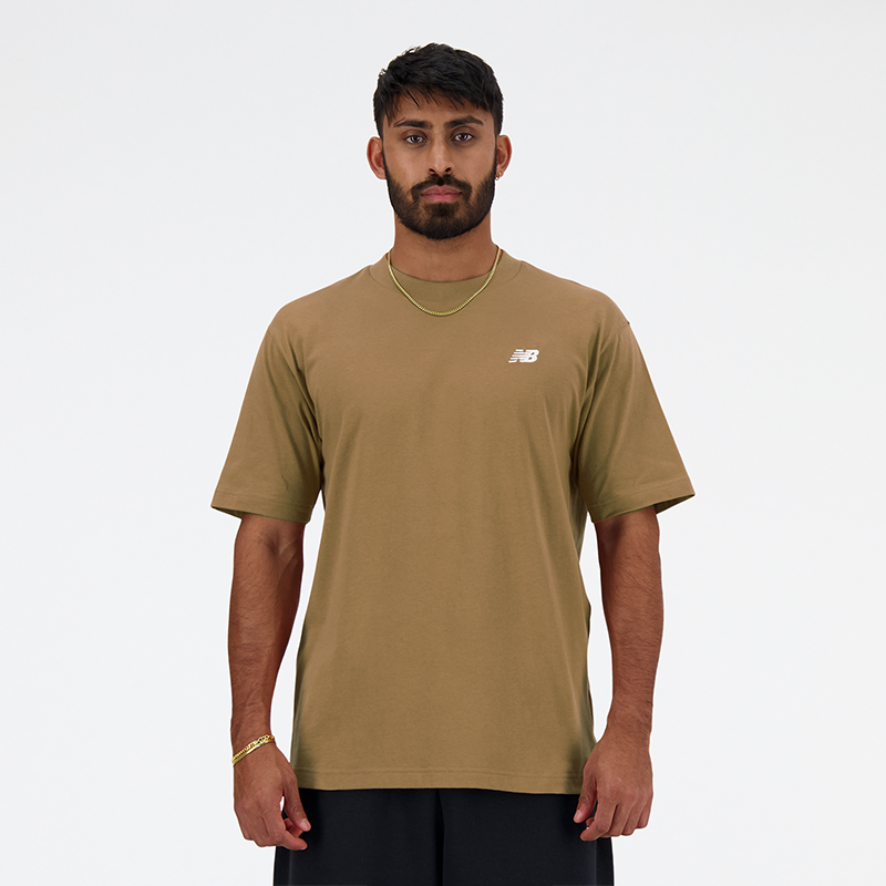 

Pánske tričko New Balance MT41509GIN – hnedá