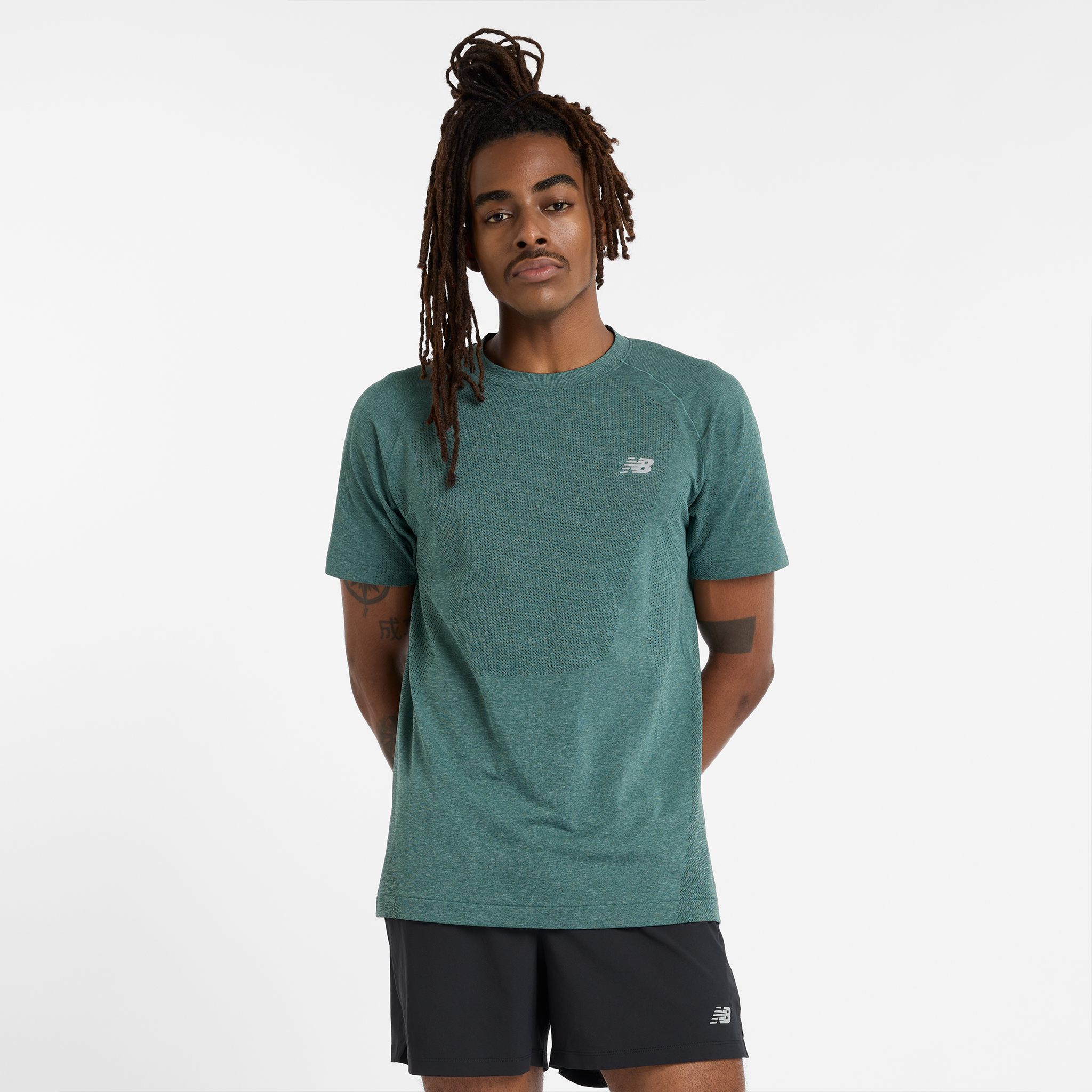 

Pánske tričko New Balance MT41080NUS – zelené
