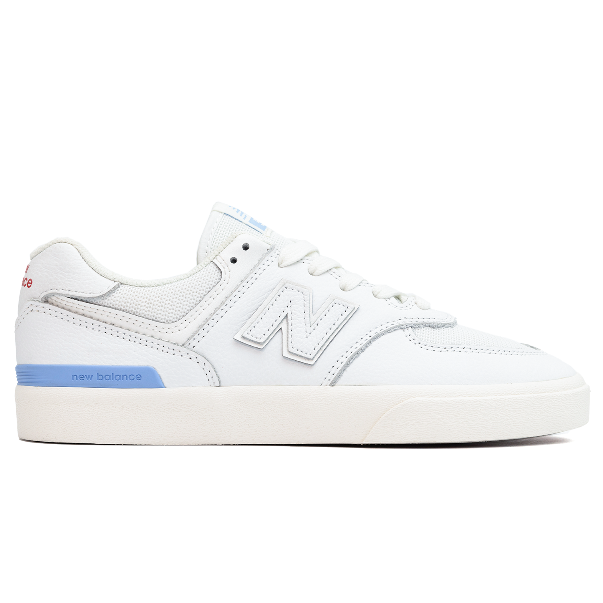 

Pánske topánky New Balance Numeric NM574VWR – biele