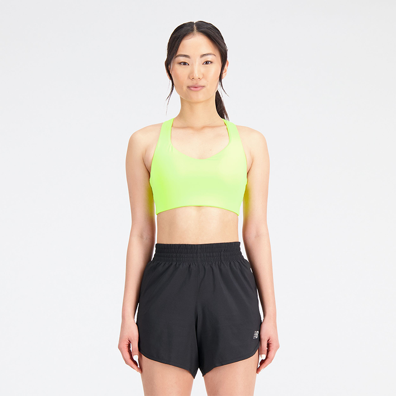 

Športový top New Balance WB01032THW – zelené