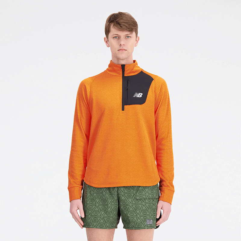 

Pánska bunda New Balance MT23252CEN – oranžová