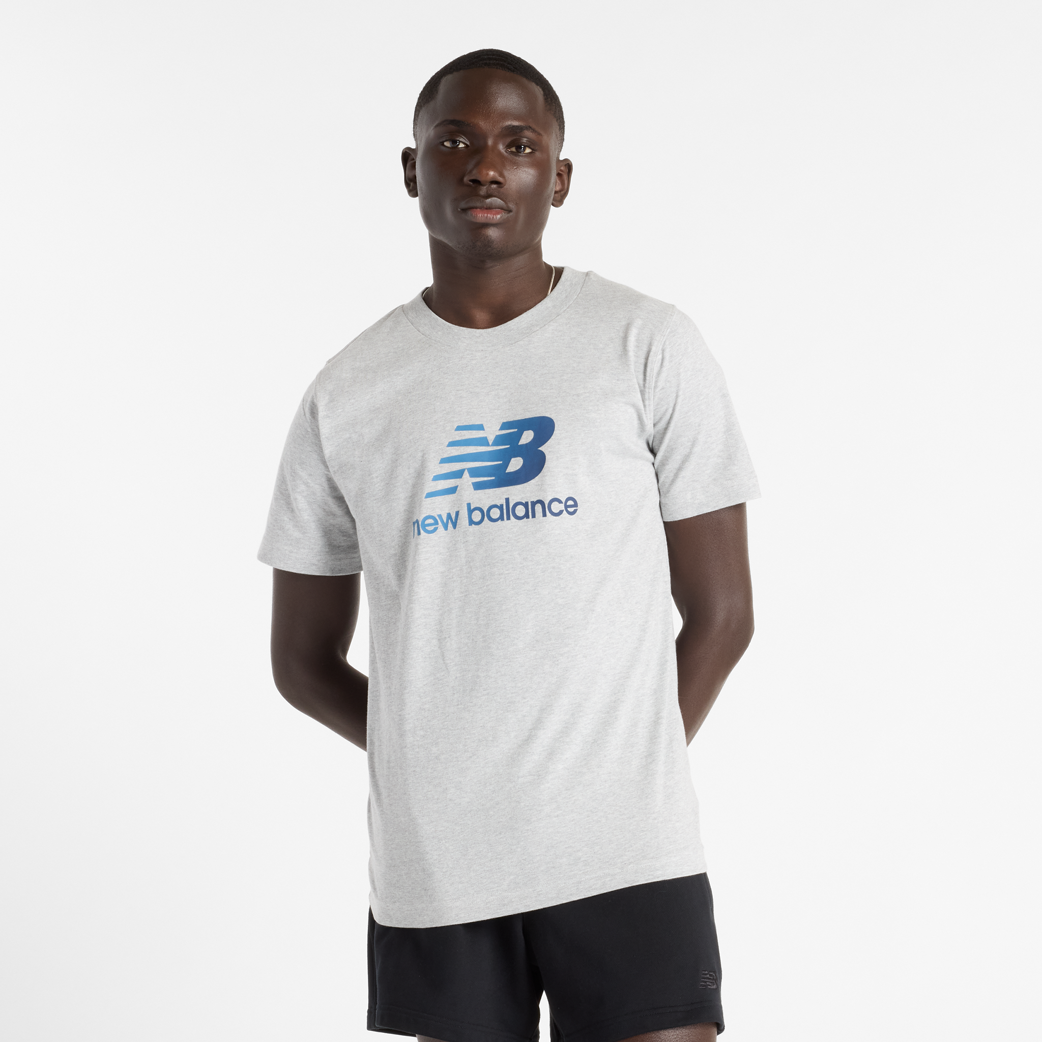 

Pánske tričko New Balance MT51503AG – sivé