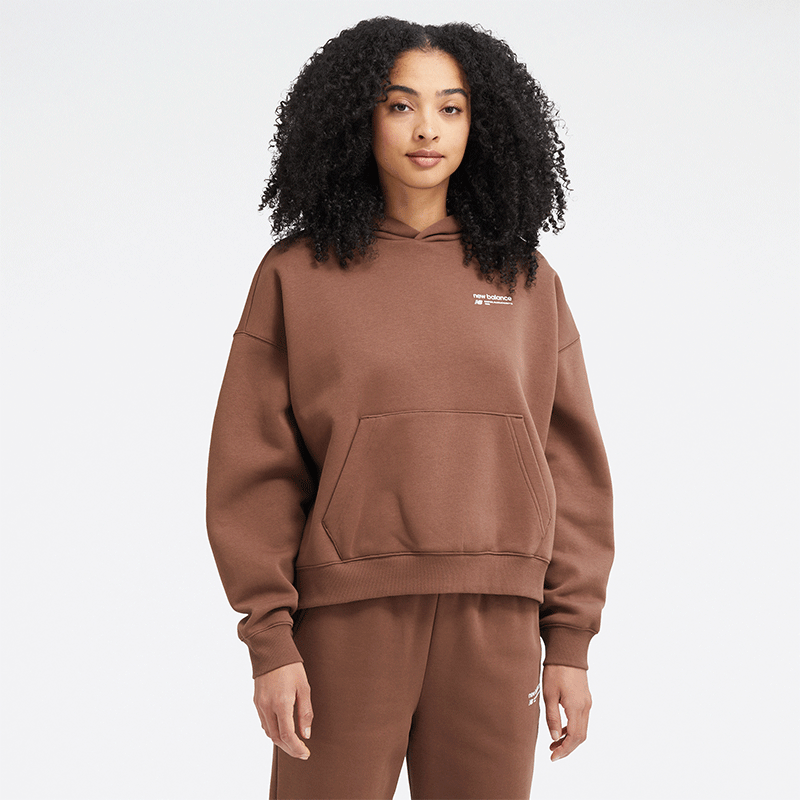 

Dámska mikina New Balance WT33531PNC – hnedá