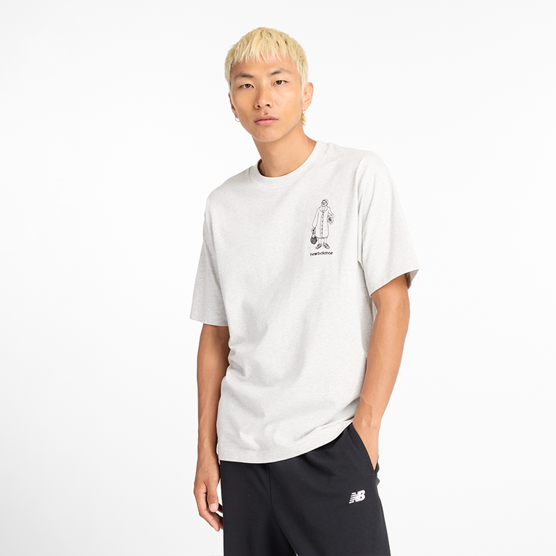 

Pánske tričko New Balance MT43554AHH – sivé