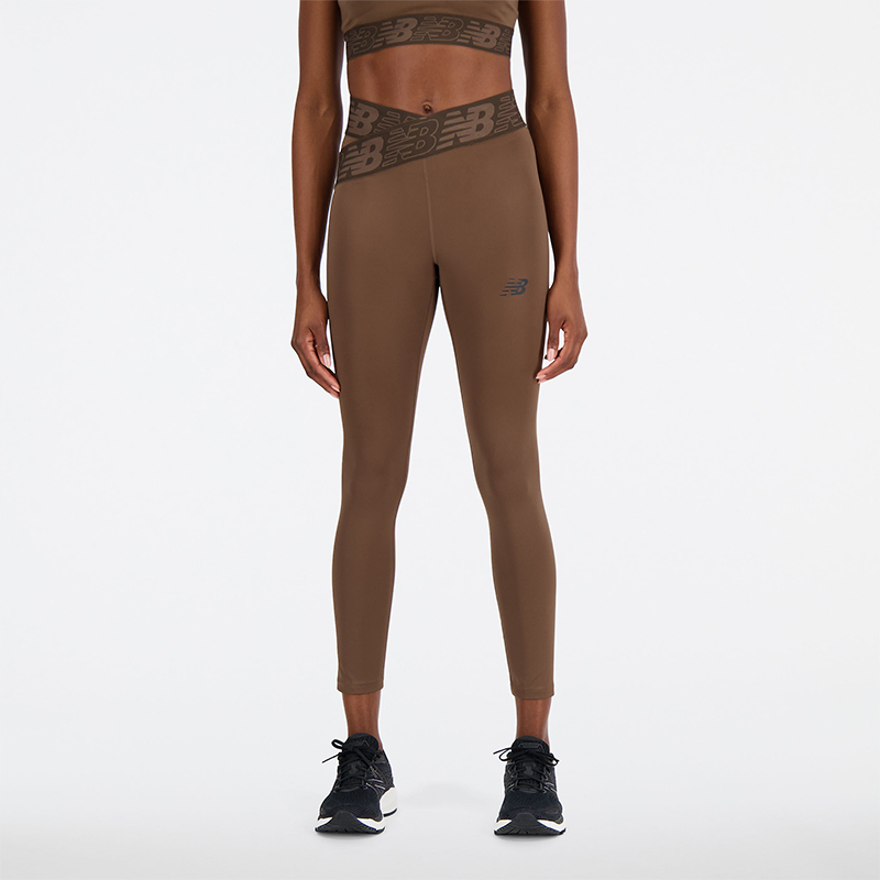 

Dámske legíny New Balance WP21177DUO – hnedá