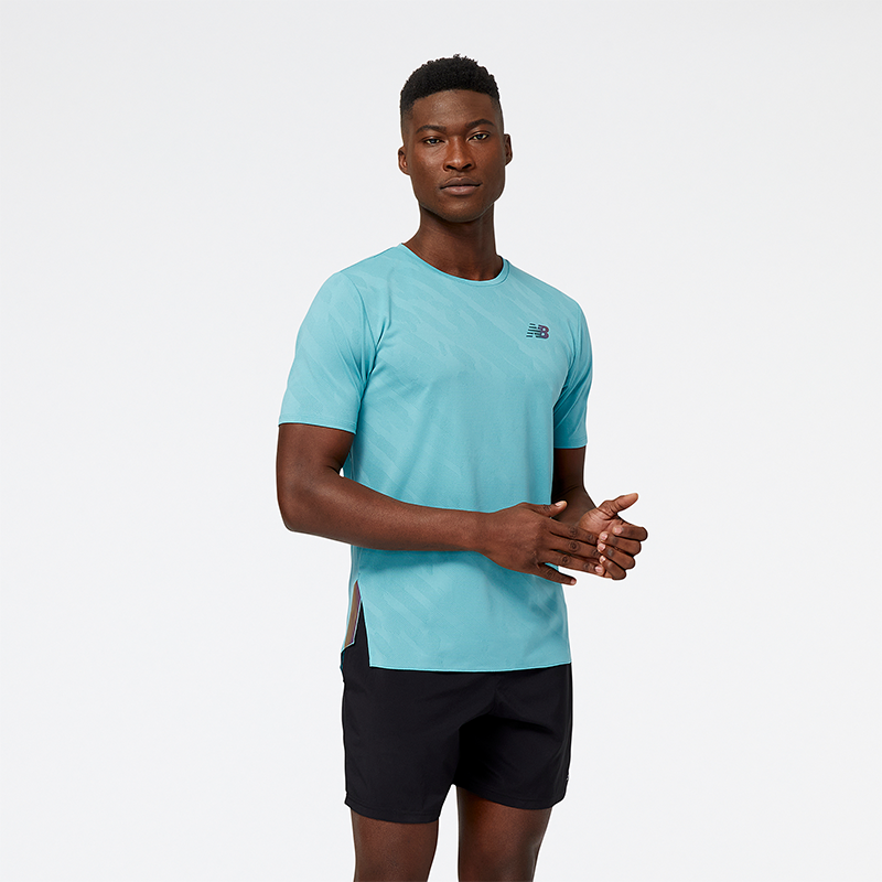 

Pánske tričko New Balance MT23281FAD – modré