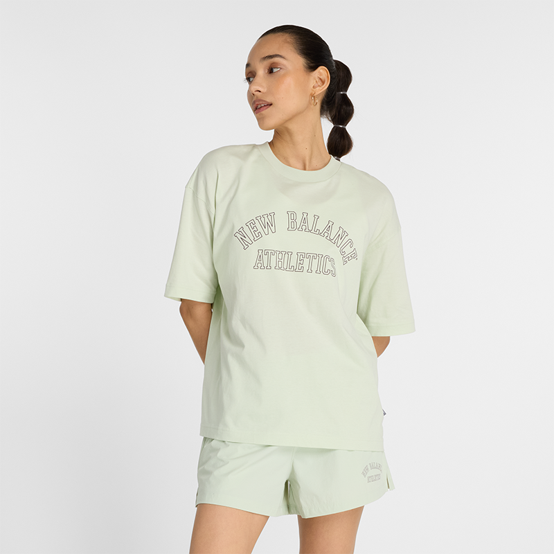 

Dámske tričko New Balance WT43542NUM – mätové