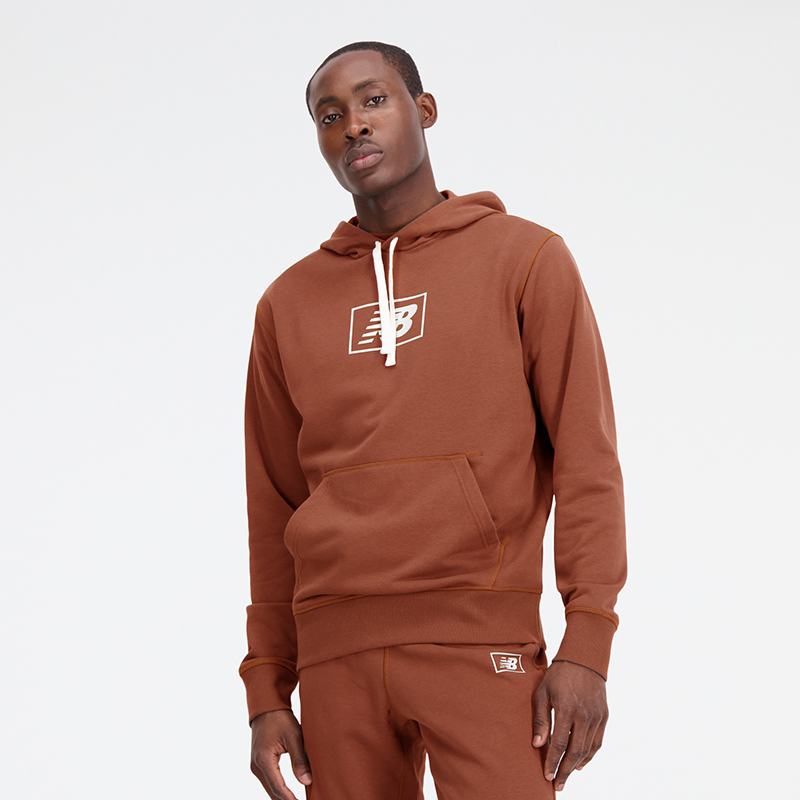 

Pánska bunda New Balance MT33508ROX – hnedá
