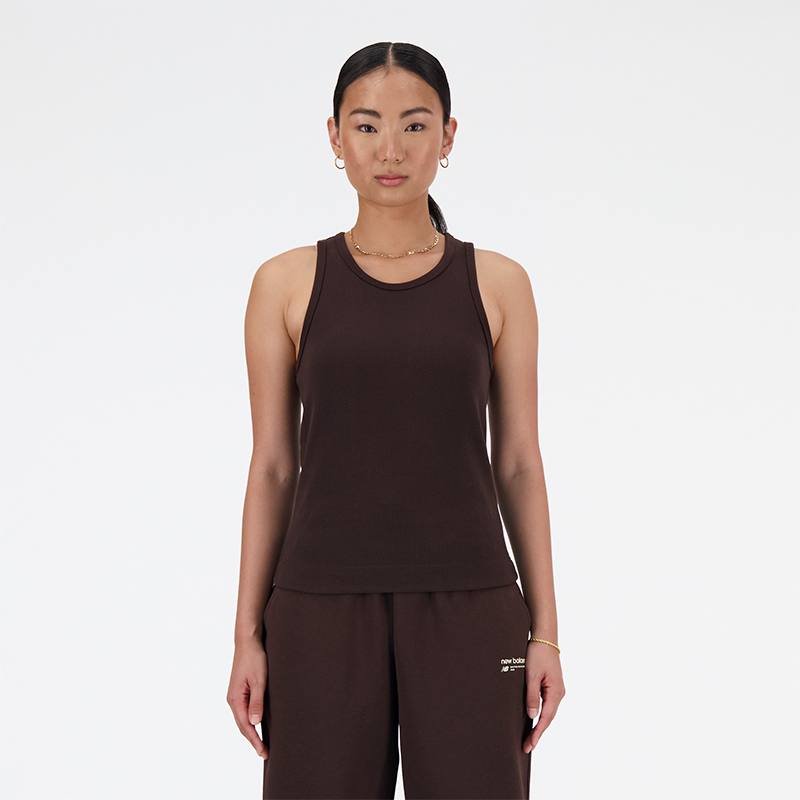 

Dámske tričko New Balance WT33536KCF – hnedá