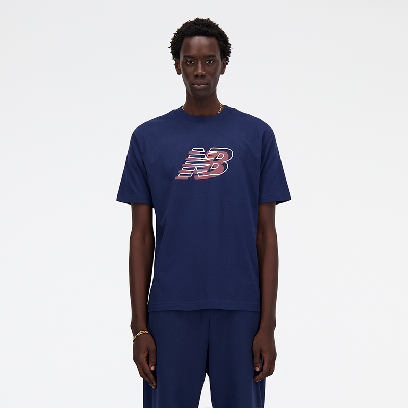 

Pánske tričko New Balance MT41526NNY – tmavomodrá