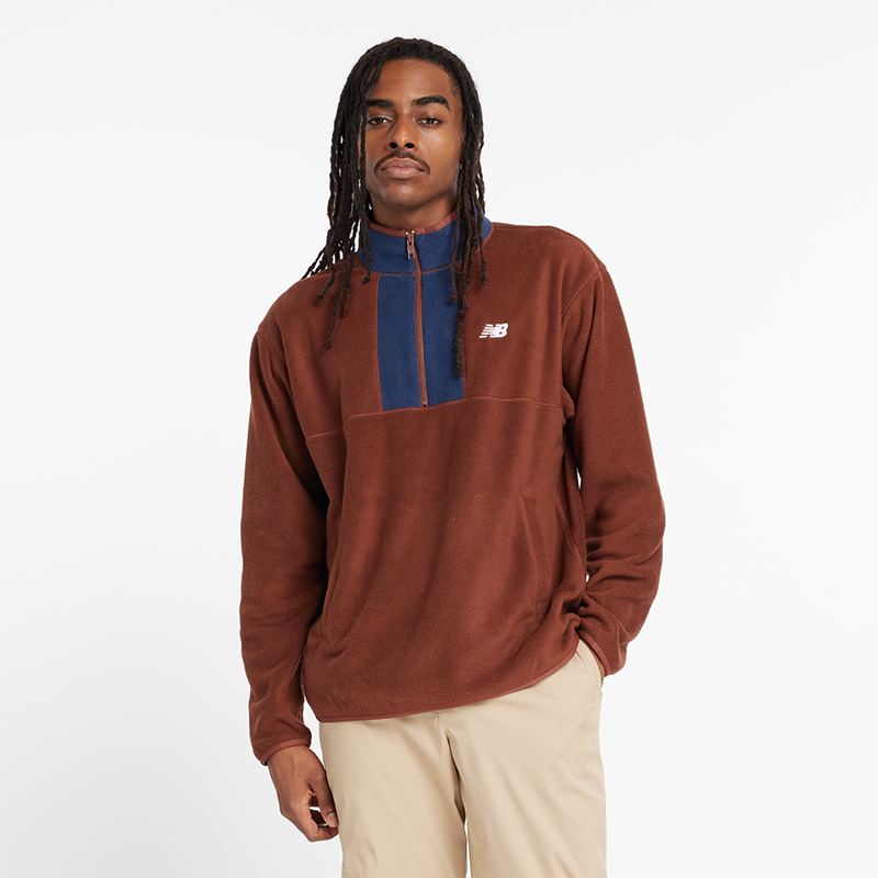 

Pánska bunda New Balance MT43518ROK – hnedá