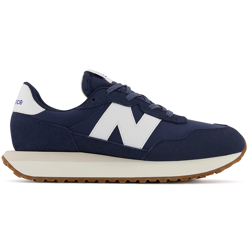 

Detské topánky New Balance GS237PD – tmavomodrá