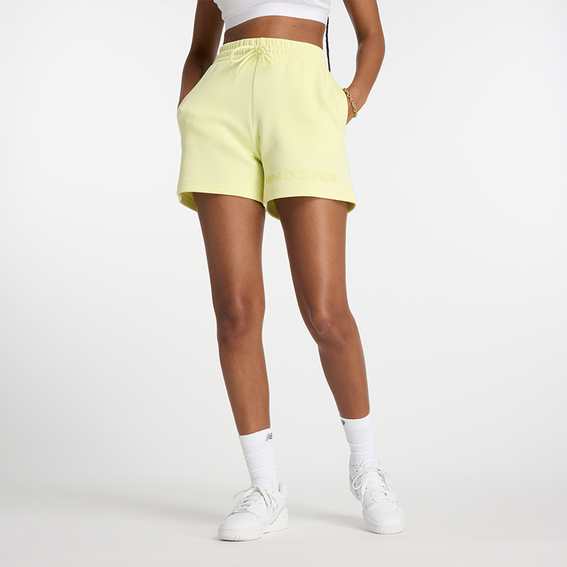 E-shop Dámske šortky New Balance WS41550LLT – žlté