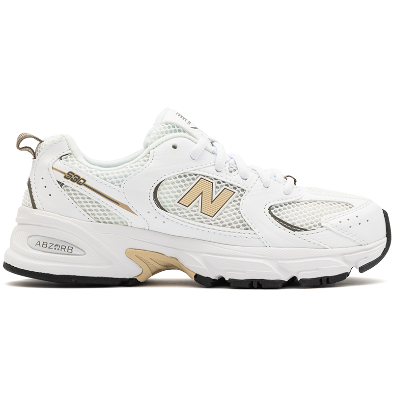 

Detské topánky New Balance GR530SO – biele