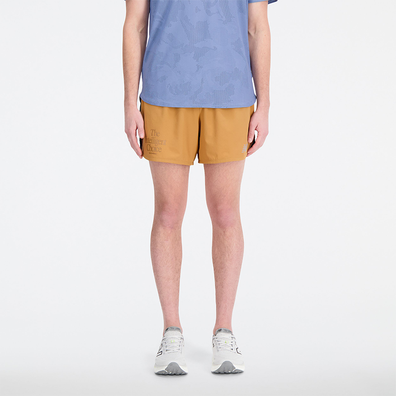 

Pánske šortky New Balance MS21278TOB – hnedá
