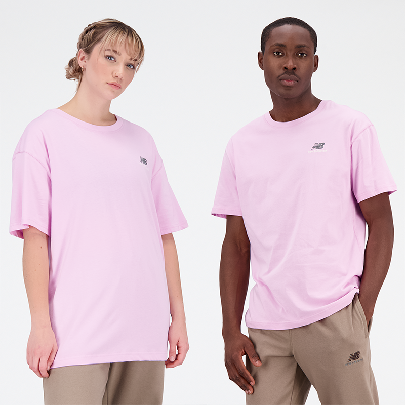 

Unisex tričko New Balance UT21503LLC – ružové