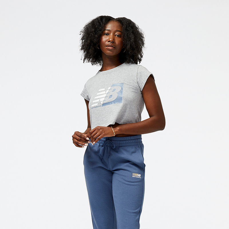 

Dámske tričko New Balance WT31817AG – sivé