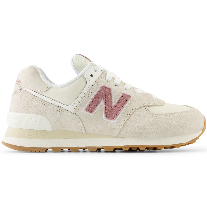 

Dámske topánky New Balance WL574QC2 – béžové