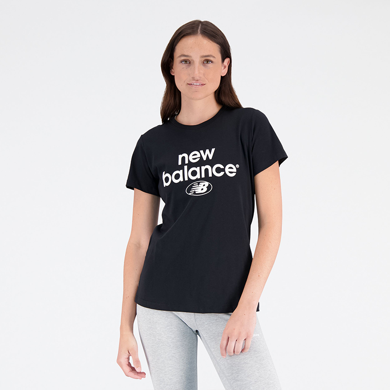 E-shop Dámske tričko New Balance WT31507BK – čierne