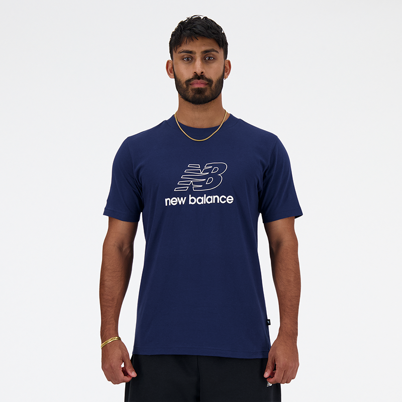 

Pánske tričko New Balance MT41906NNY – tmavomodrá