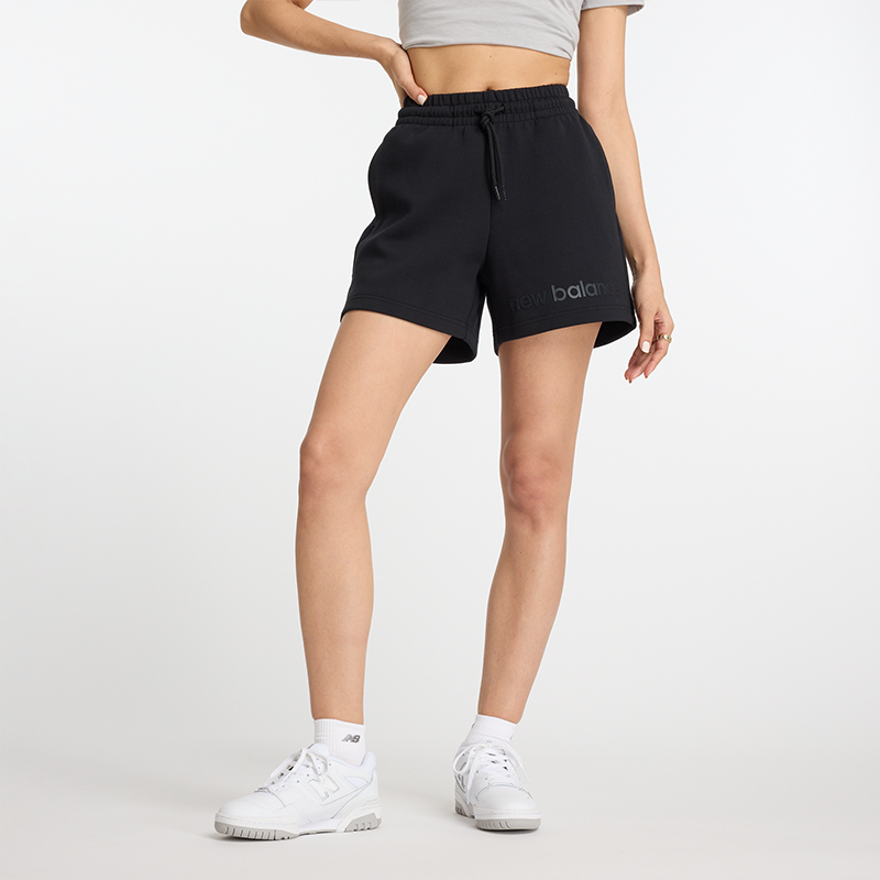 E-shop Dámske šortky New Balance WS41550BK – čierné