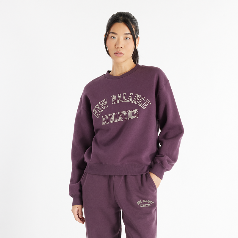 

Dámska mikina New Balance WT43516PLN – fialové