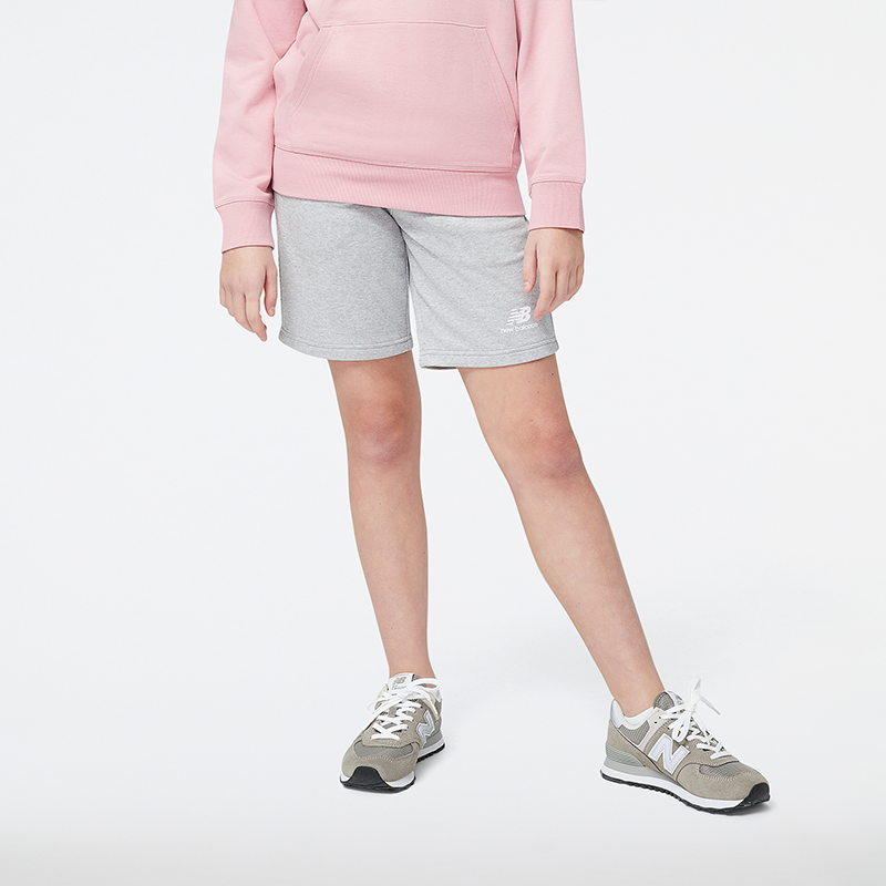 

Detské šortky New Balance YS31540AG – sivé