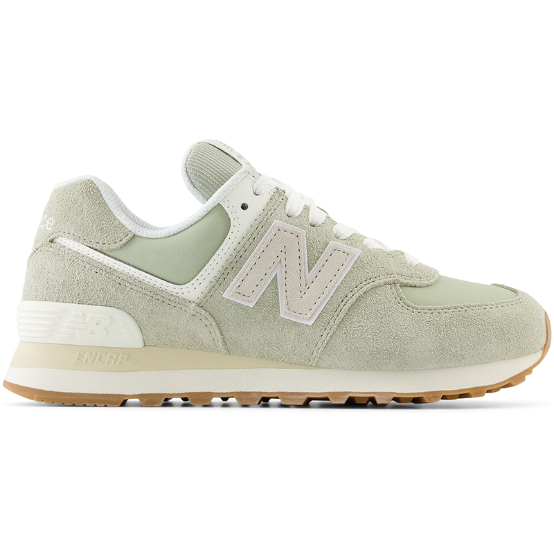 

Dámske topánky New Balance WL574QD2 – zelené