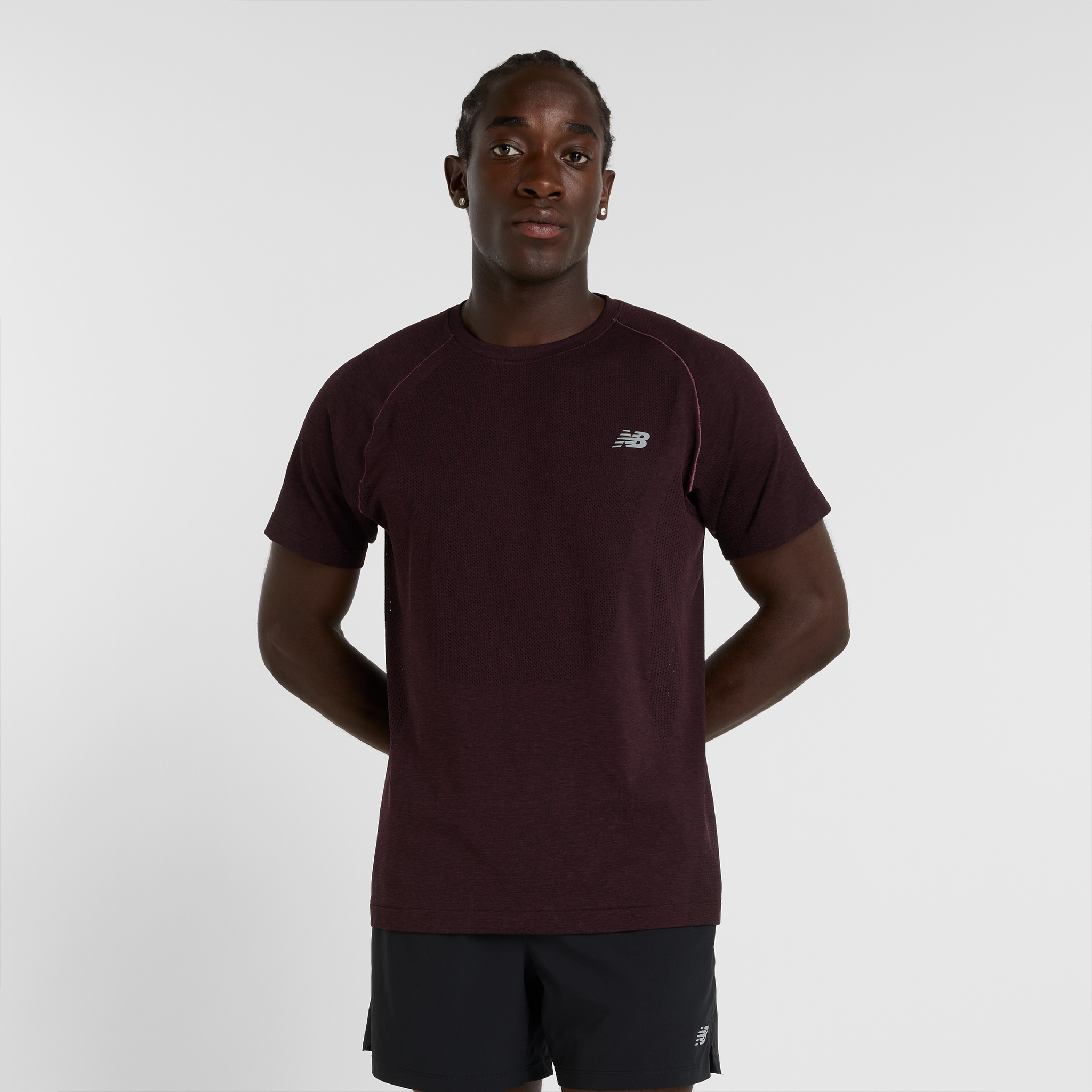 

Pánske tričko New Balance MT41080FDP – bordová