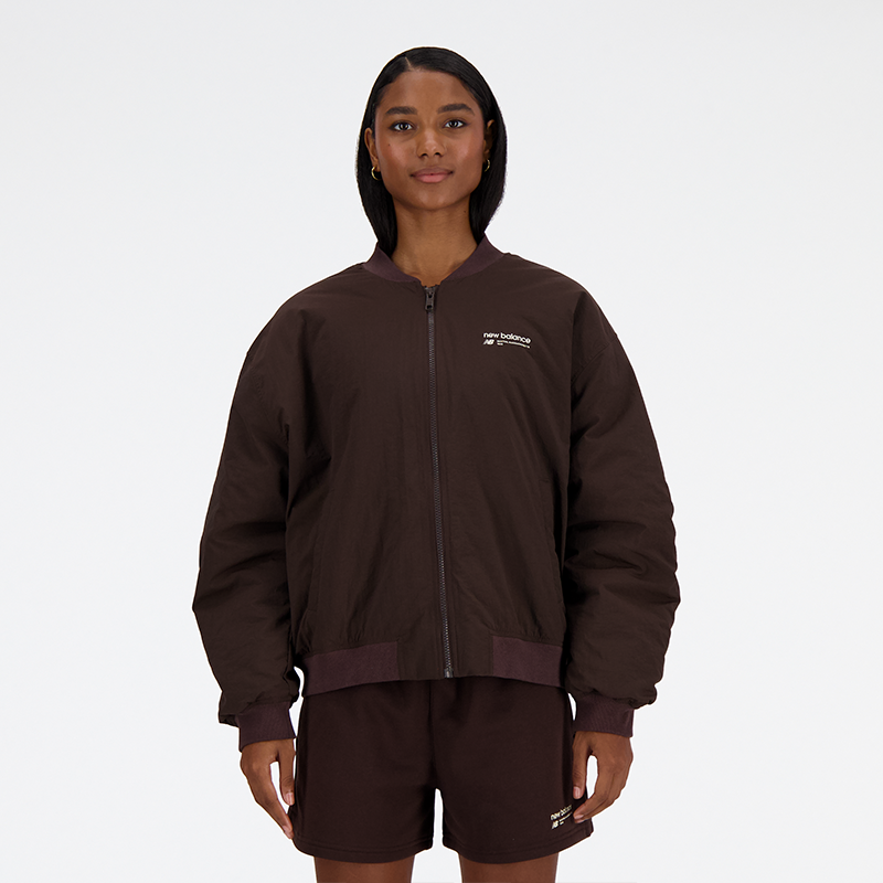 

Dámska vetrovka New Balance WJ33507KCF – hnedá