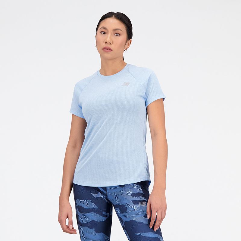 E-shop Dámske tričko New Balance WT21262BZH – modré