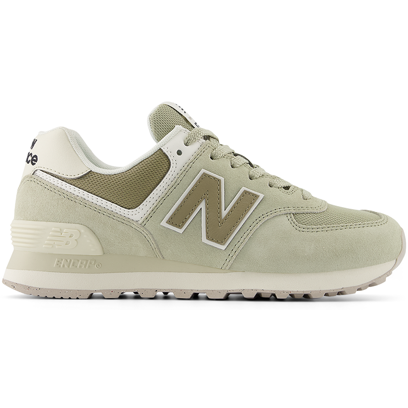 

Dámske topánky New Balance WL574DP2 – zelené